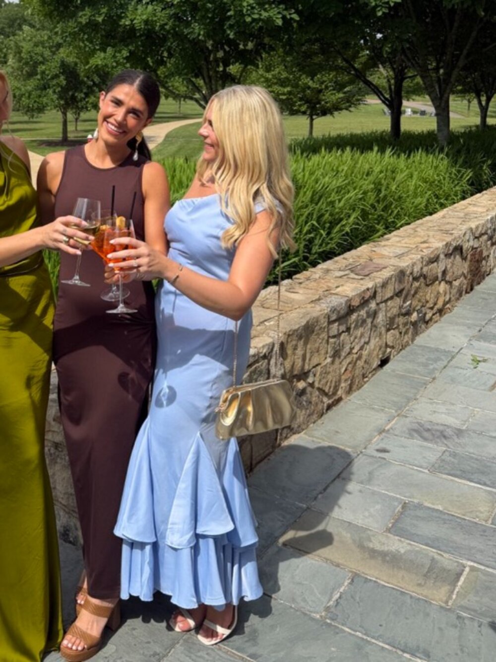 asos blue maxi dress